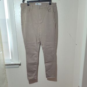Old Navy Beige Rockstar Super Skinny Pants